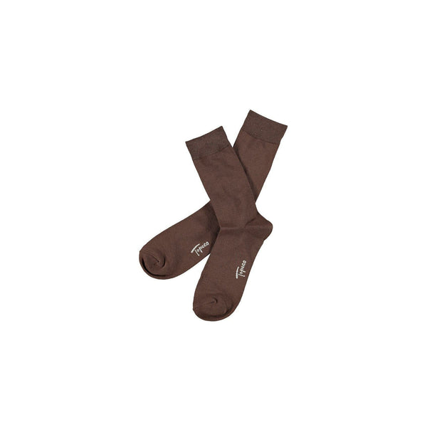 Solid bamboo sock - Brown