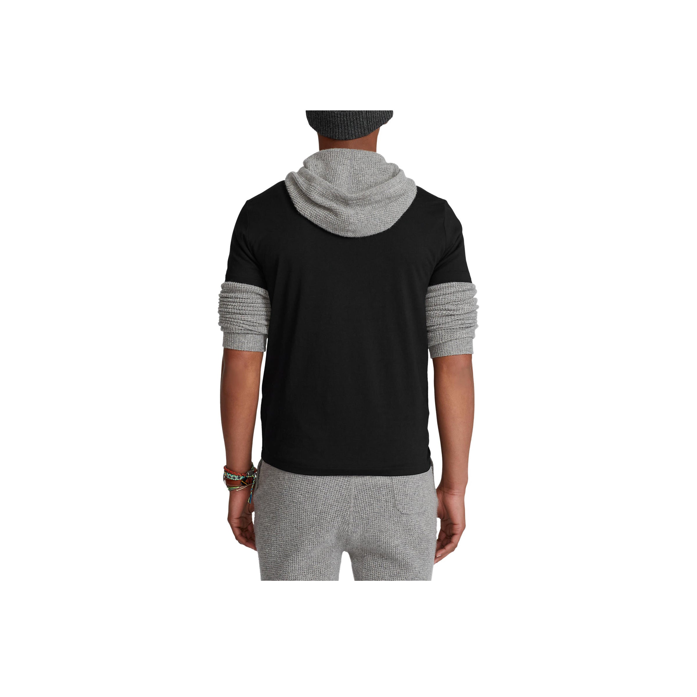 Custom Slim Fit Jersey Crewneck T-Shirt - Black